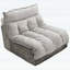 Canapé Cloud, siège simple, canapé modulaire moderne pour le salon, la chambre à coucher et l’appartement, coussin rembourré à double couche confortable, tissu chenille respirant-291747960-291747959