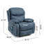 Fauteuil inclinable de massage moderne