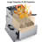 WeChef 12L Countertop Electric Deep Fryer with Basket Single Removable Tank Commercial