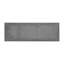 100% coton touffeté 3000 g / m² tapis de bain réversible gris anthracite 21 po x 34 po