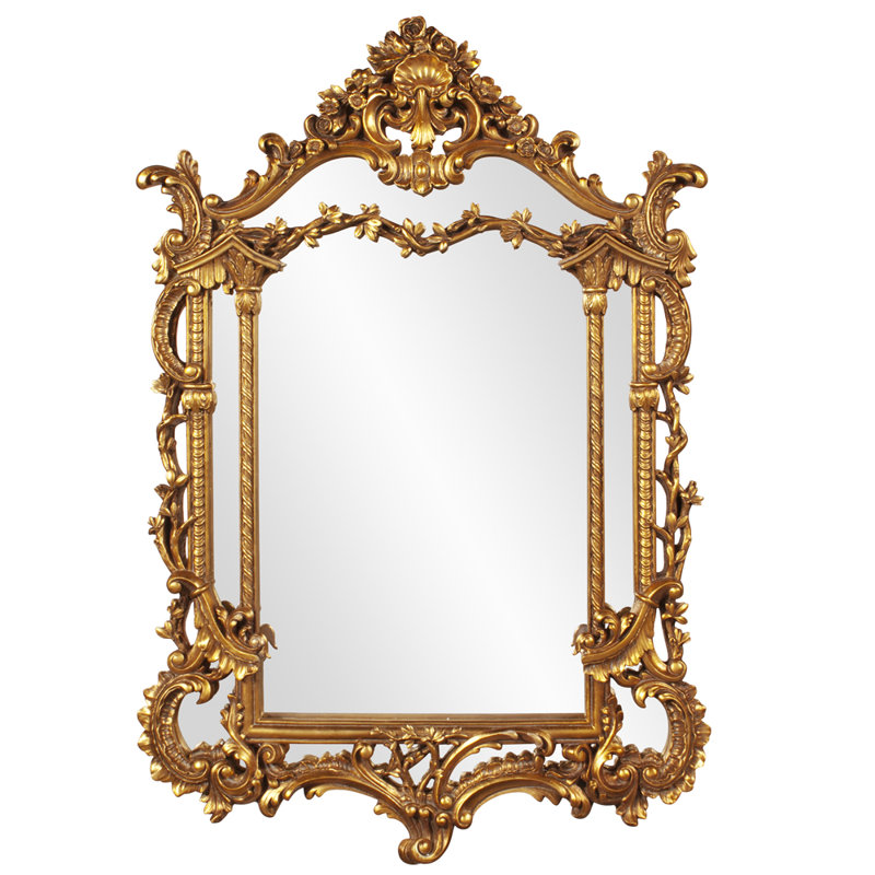 Miroir d'appoint Baroque, Doré