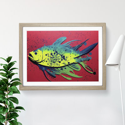 XH1022-3868X Fish Splash Vol.3 Abstract - Single Picture Frame Print