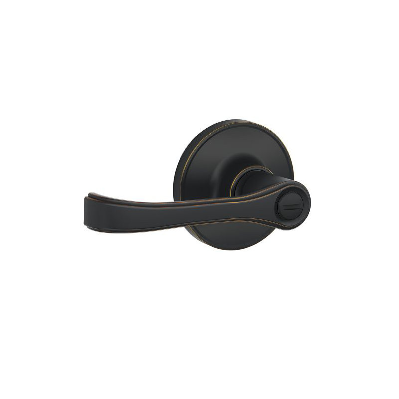 Torino Lever Keyed Entry Lock, Aged Bronze, Yes, Keyed Alike