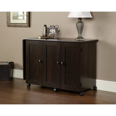 40.08'' x 19.45'' Sewing Table with Wheels