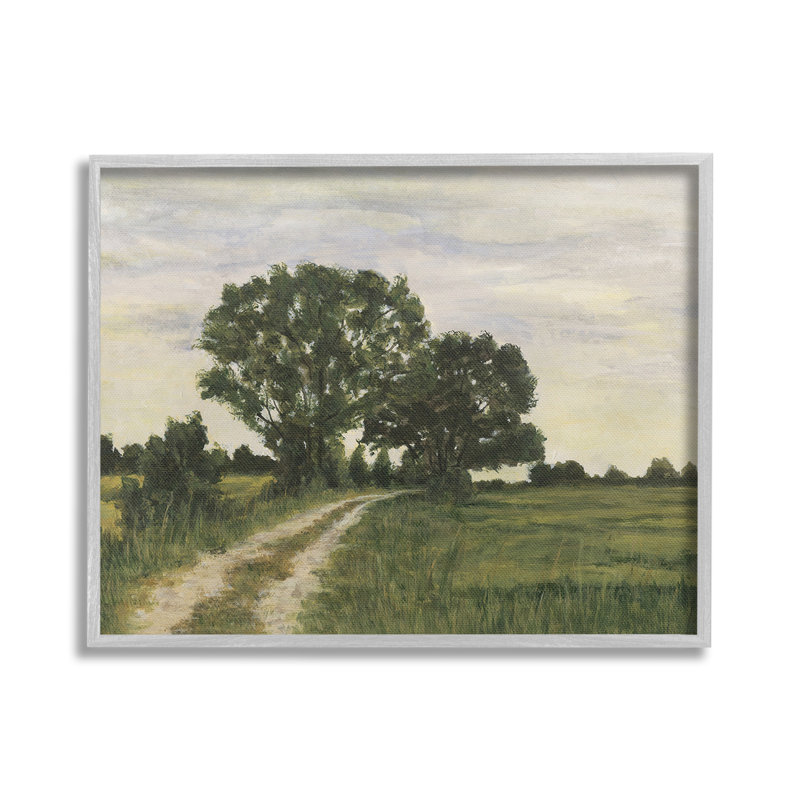 TreesonCountryRoadGicleeArtbyMichaelWillett, Estampe numérique Farmhouse, H 16 po x l 20 po