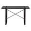 Bureau d'ordinateur, bureau personnel, ordinateur portable, L 48 po, travail, stratifié gris, métal noir, contemporain, moderne-1877045065