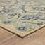 Tapis damassé bleu Montville Santa Ana-19245865