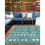 Tapis bleu sarcelle Southwestern-1677146676