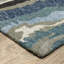 Tapis gris / bleu Renli-912150845