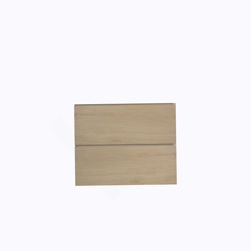 Armoire murale sans lavabo, couleur chêne naturel, avec deux tiroirs, Chêne clair, H 20,5 po x l 23,8 po x P 17,9 po