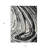 3' X 5' Black Gray And Ivory Abstract Washable Indoor Outdoor Area Rug