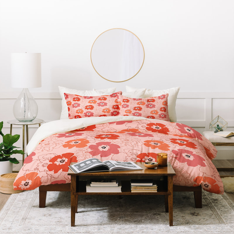 Ensemble de housse de couette Flower Power, Simple
