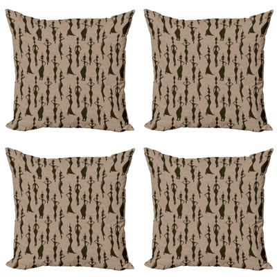 Ambesonne Reversible Pillow Cover