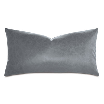 Nevin Faux Leather Reversible Throw Pillow