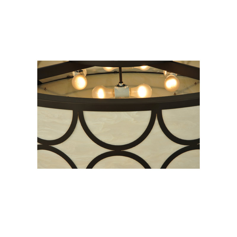 Revival Deco 8 - Light Flush Mount