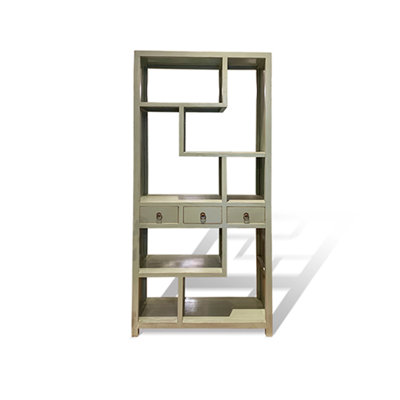SYM-Ming Bookcase-Pale Olive