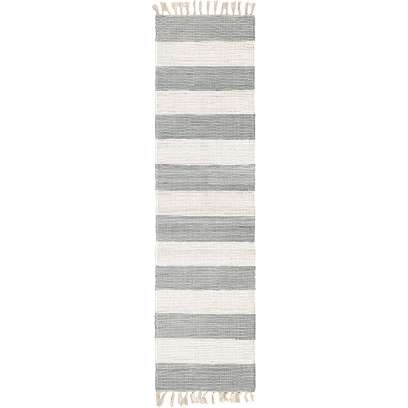 Carlotta Cotton Striped Indoor Rug, Runner 2'2" x 8'