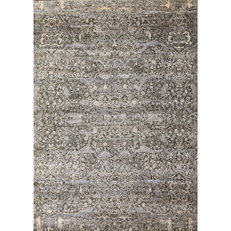 Floral Area Rug, Rectangle 9' x 12'