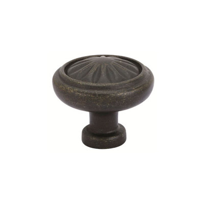 Poignée d'armoire ronde en bronze Emtek Tuscany