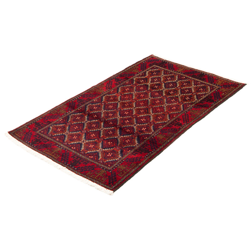 Tapis bleu foncé Royal Baluch 3 pi 5 po x 6 pi 2 po