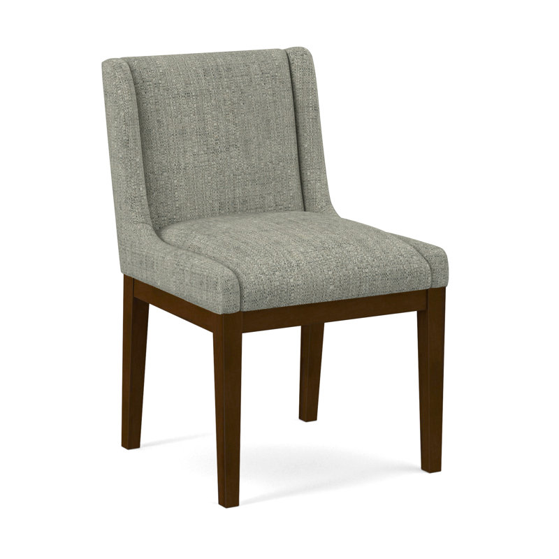 Upholstered Dining Chair, Evolution Caribou, Pecan