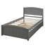 Lit plateforme avec lit gigogne-1463848680