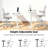 Laquon Ergonomic Mesh Drafting Chair with Adjustable Footrest Ring -1969279665