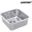 Belfry Kitchen Locklin 450mm W Single Bowl Stainless Steel Kitchen Sink 0-615136551