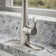 Simplice Touchless Pull-Down Kitchen Sink Faucet with Three-Function Sprayhead