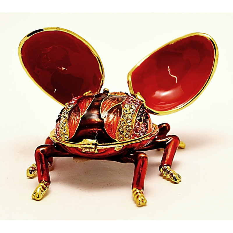 Ladybug Metal Decorative Box