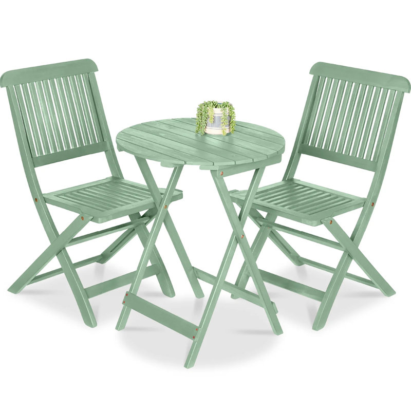 Wood Bistro Set, Mint
