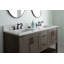 Ensemble de meuble-lavabo double 60 po Radstock-883780434