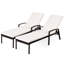 Chaise longue d'extérieur en métal Kestrel-86830200