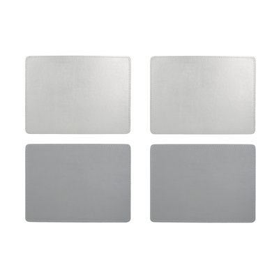 Naturals Faux Leather Solid Colour Rectangle Placemat