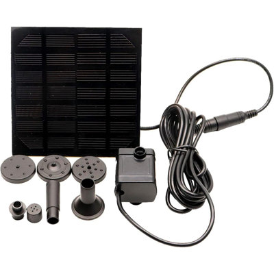 Solar Fountain  Panel Water Pump For Bird Bath Solar Panel Kit Outdoor Fountain For Outdoor  Pond Garden And Fish Tank