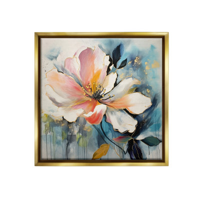 «Modern Drip Blossom Floater Frame» par Lazar Studio sur