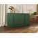 100% Solid Wood 65" Sideboard with Solid Doors, 2-Drawers and Adjustable Shelves