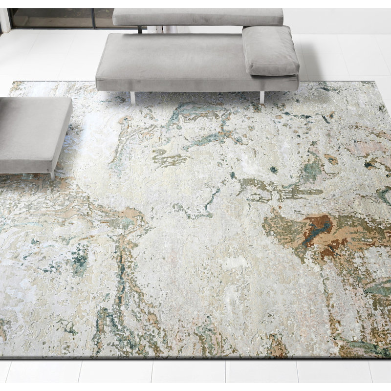 Windsom Hand Knotted Area Rug, Rectangle 8' x 10'
