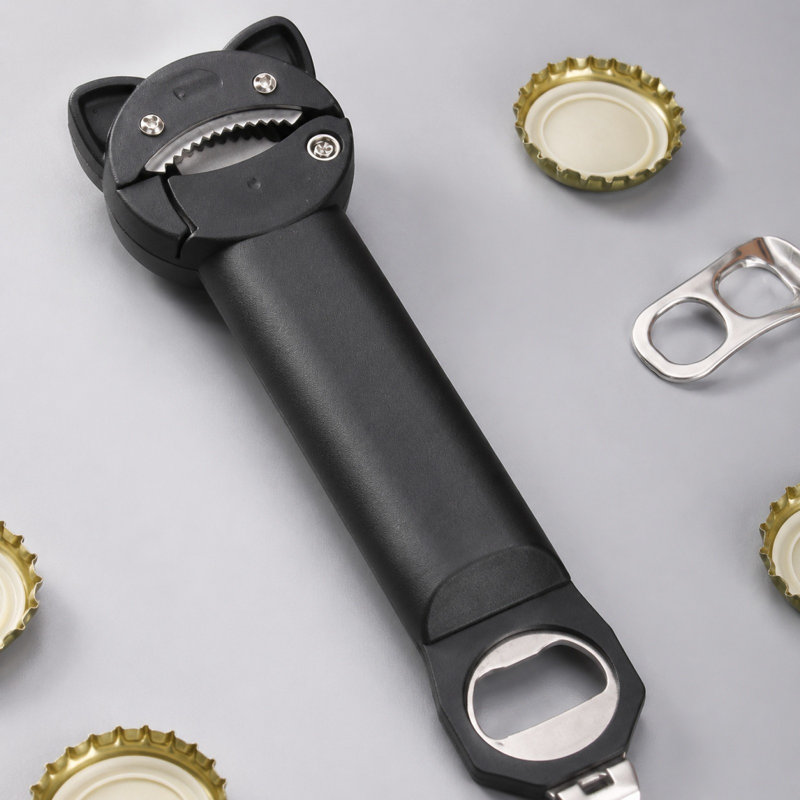 Outil d'ouverture de bouteille rétractable multifonctionnel pour bouteille d'eau avec couvercle pour bouteilles de bière