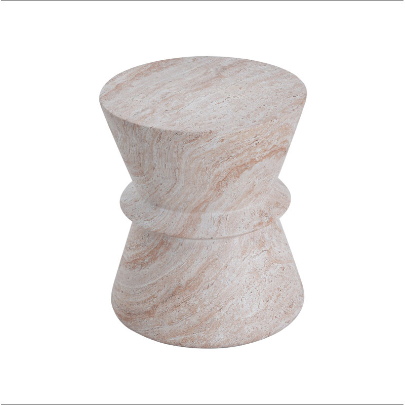 Outdoor/Indoor Lightweight Concrete Side Table