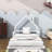 Twin Wood House Shape Bed-1319267844