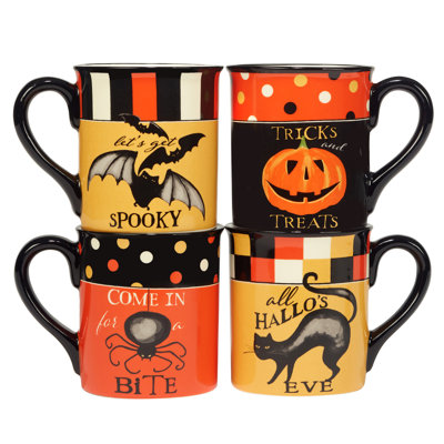 Spooky Halloween Set Of 4 Mug