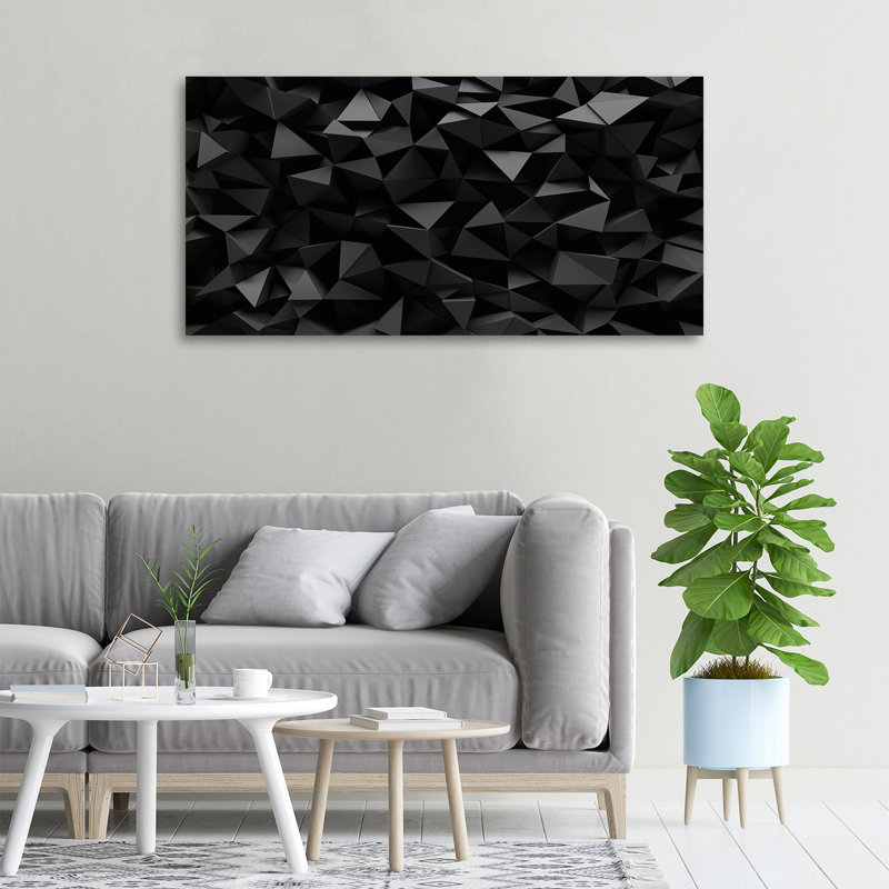 3D Abstraction - Wrapped Canvas Print, 50cm H x 100cm W