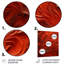 Volcanic Red Fusion Vector 2 - tachisme, art mural en métal-463913986