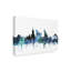 « varsovie pologne blue blue horizon », reproduction d’impression sur toile tendue-38704250