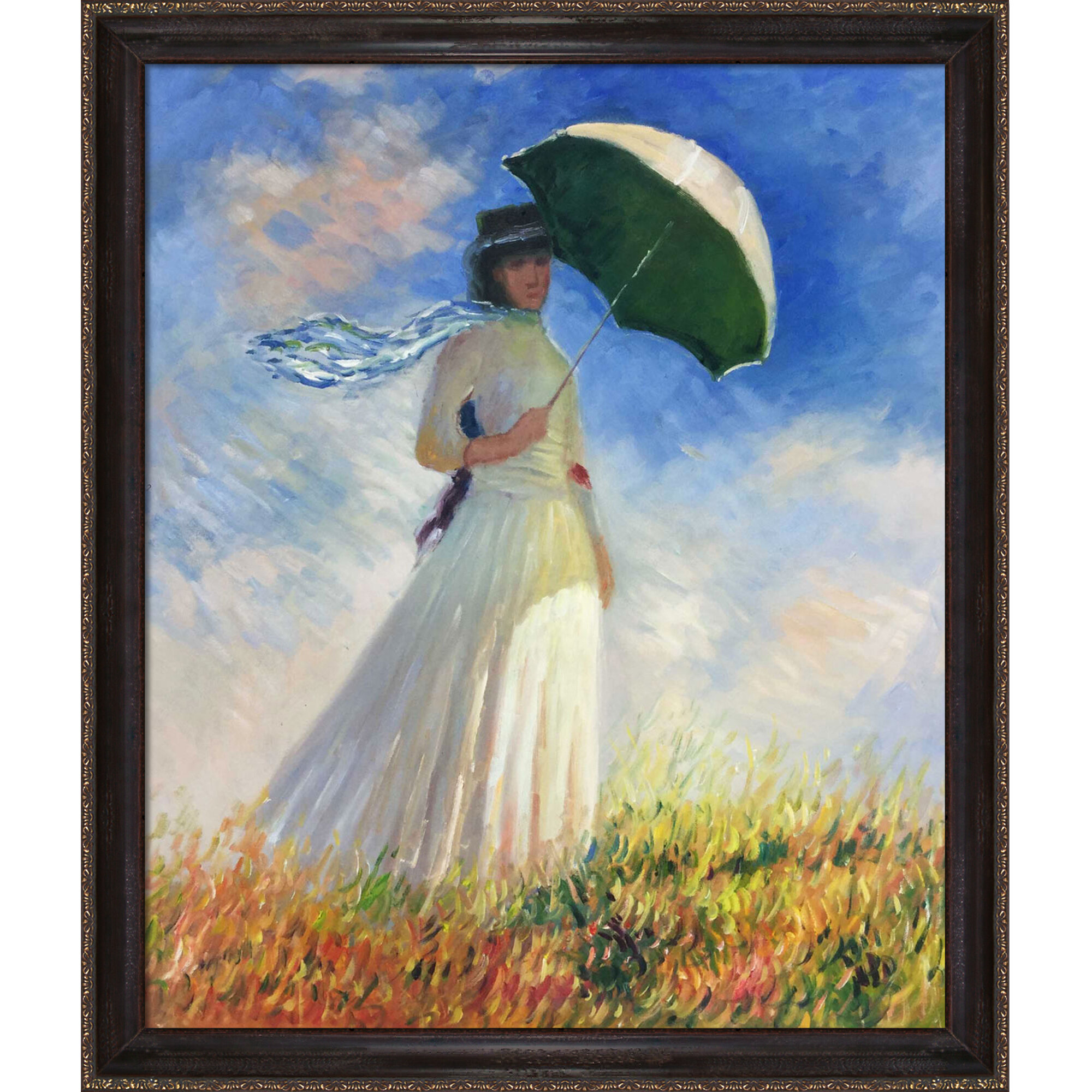 Vault W Artwork Claude Monet Woman In The Garden Impressionist Art