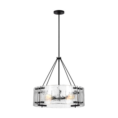 4 - Light Dimmable Drum Chandelier