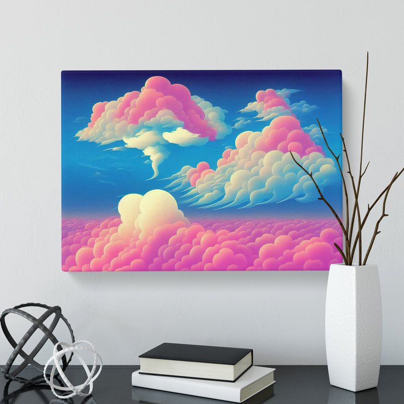 Beguiling Cloudy Sky - Wrapped Canvas, 50cm H x 76cm W x 3cm D