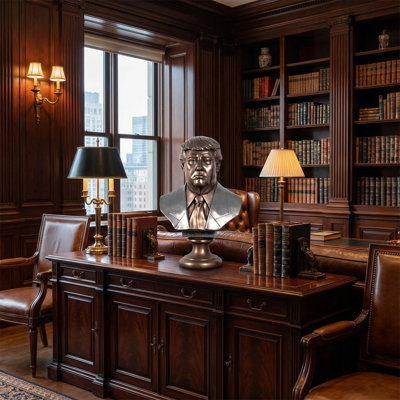 Donald Trump Bust Bronzed