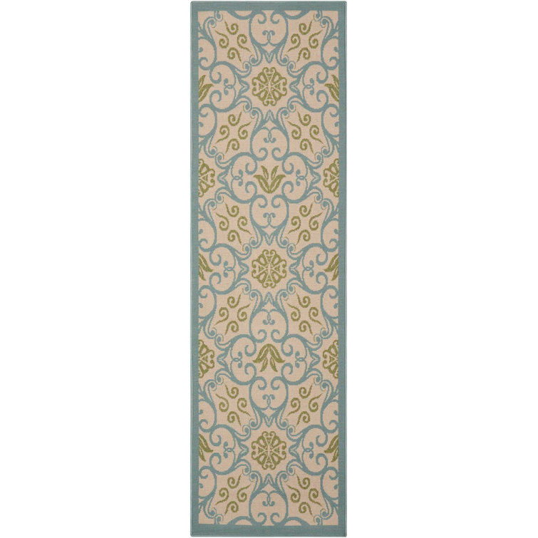 Damask Indoor / Outdoor Rug